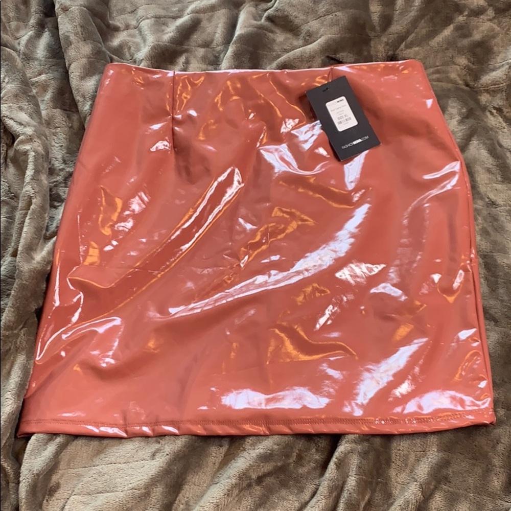Brand New Vinyl Mini Skirt